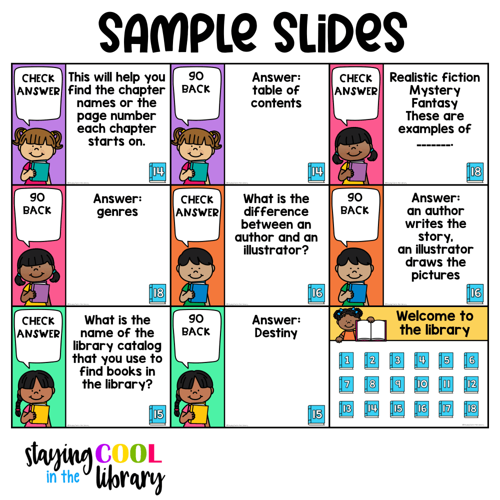 Back to School Orientation Template - Library or Classroom - Digital & Editable - Image 3