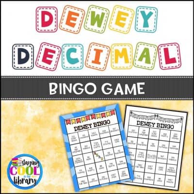 Dewey Decimal System Bingo Game
