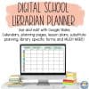Digital School Library Planner (Google Slides)