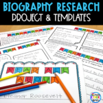 Biography Report Research Templates and Graphic Organizers