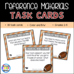 Reference Materials Task Cards