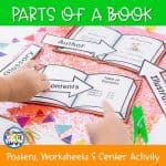 Parts of a Book Activity Pack