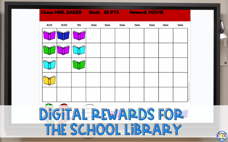 Digital rewards for the school library is a simple, low-prep management plan for librarians.