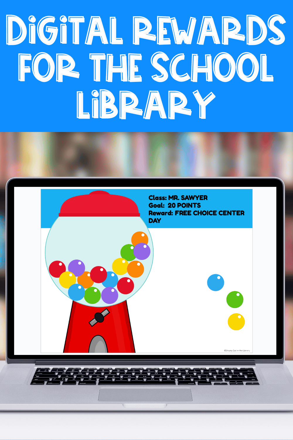 Looking for a simple way to track and reward good behavior in the library? These digital rewards for the library utilize Google Slides offer a great solution that motivates students and requires very little prep from you!