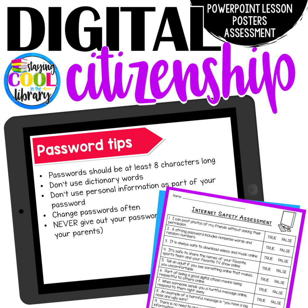 Digital Citizenship PowerPoint and Google Slides Lesson