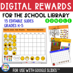 Digital Rewards for the School Library Bundle Graes K-5
