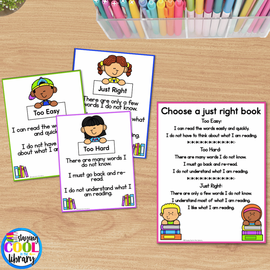 The Choosing Just Right Books Resource Pack is sure to make book selection easier for students.