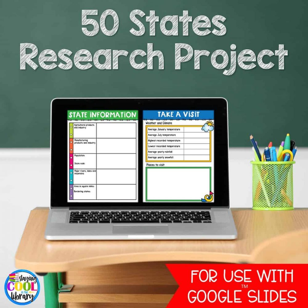 State Research Project - Digital for Google Slides