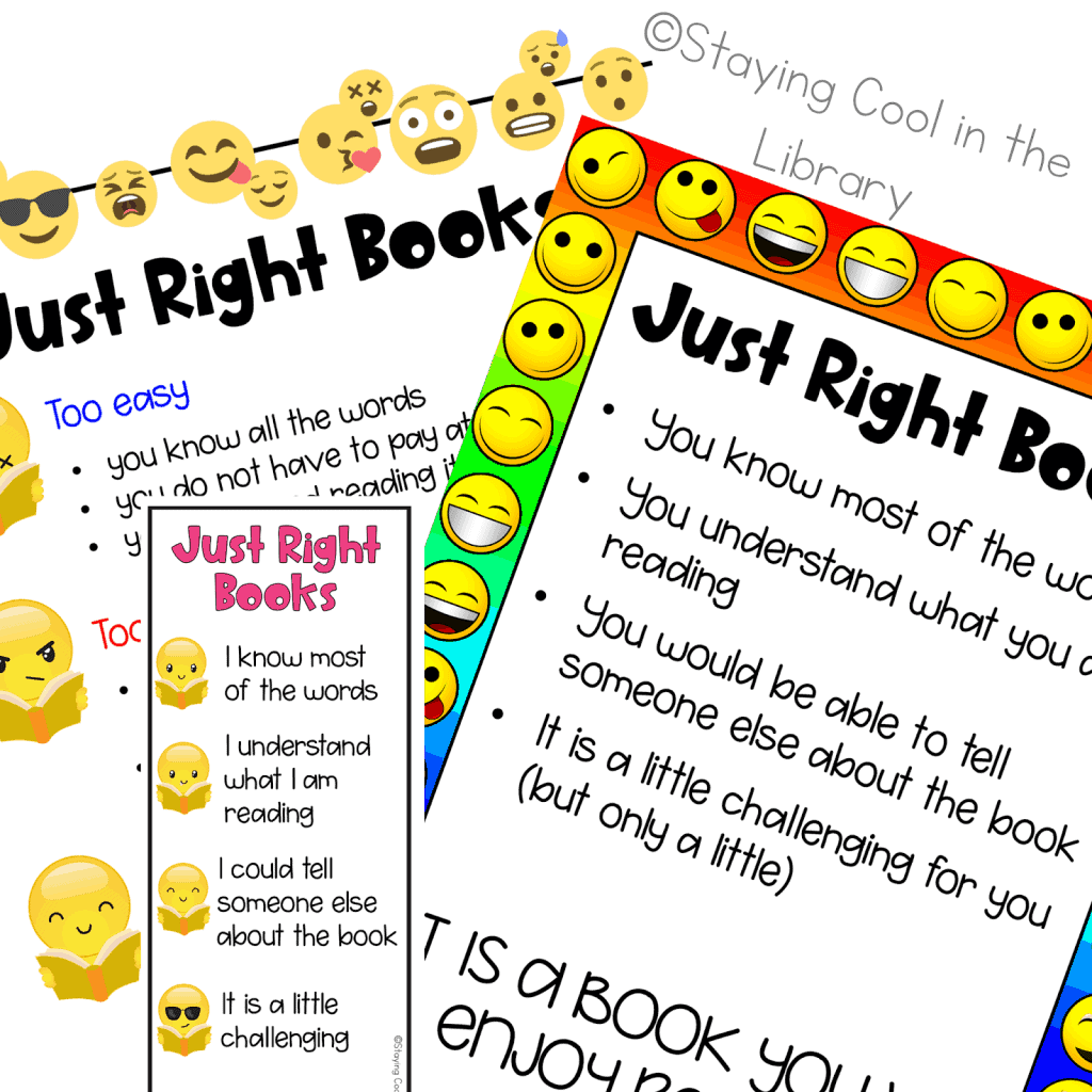 Just right book printout