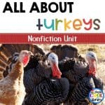 All About Turkeys - Nonfiction Task Cards and Worksheets