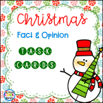 Christmas Fact and Opinion Task Cards