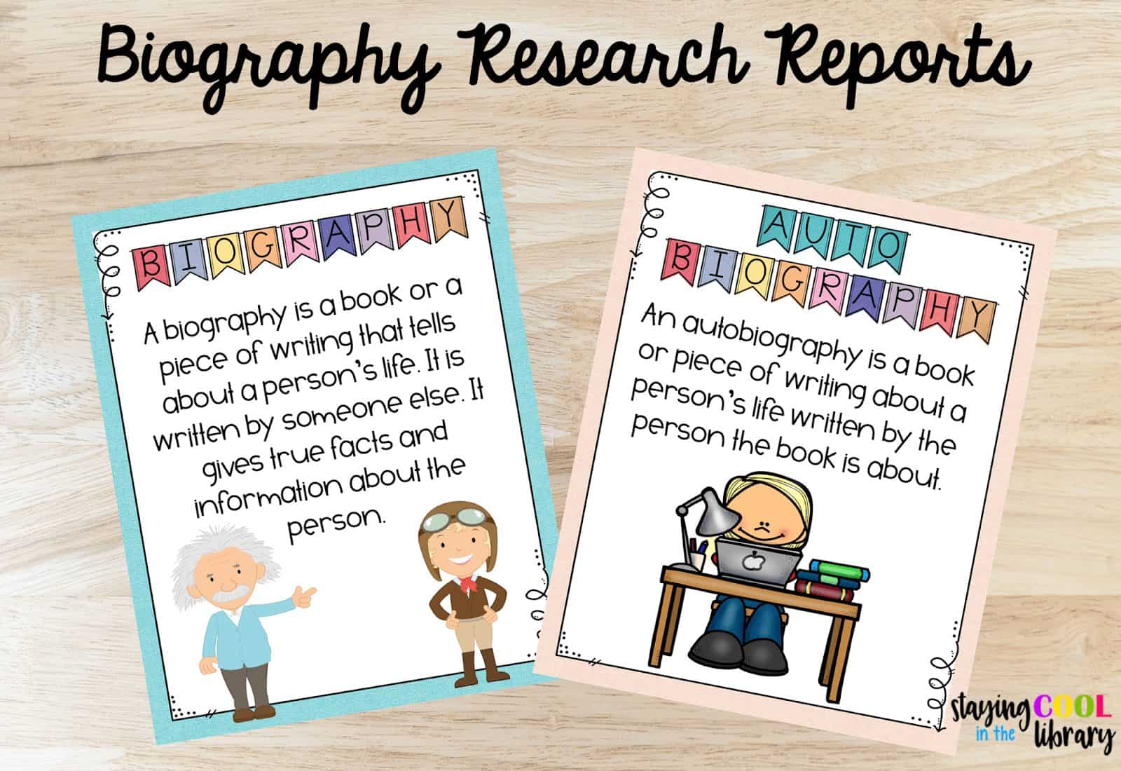 Biography research reports 