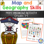 Map Skills - Geography - Print Escape Activity