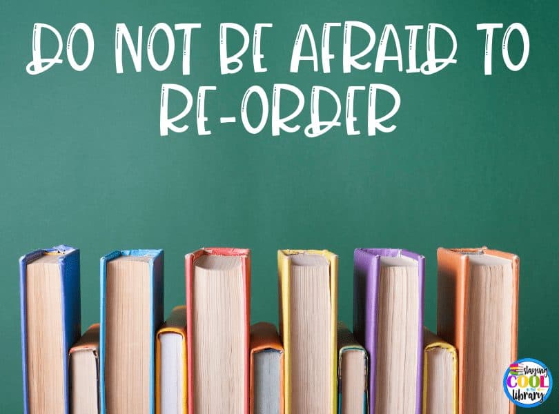 Book fair survival tip: Do not be afraid to re-order