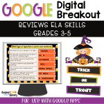 Halloween Digital Breakout - ELA Skills