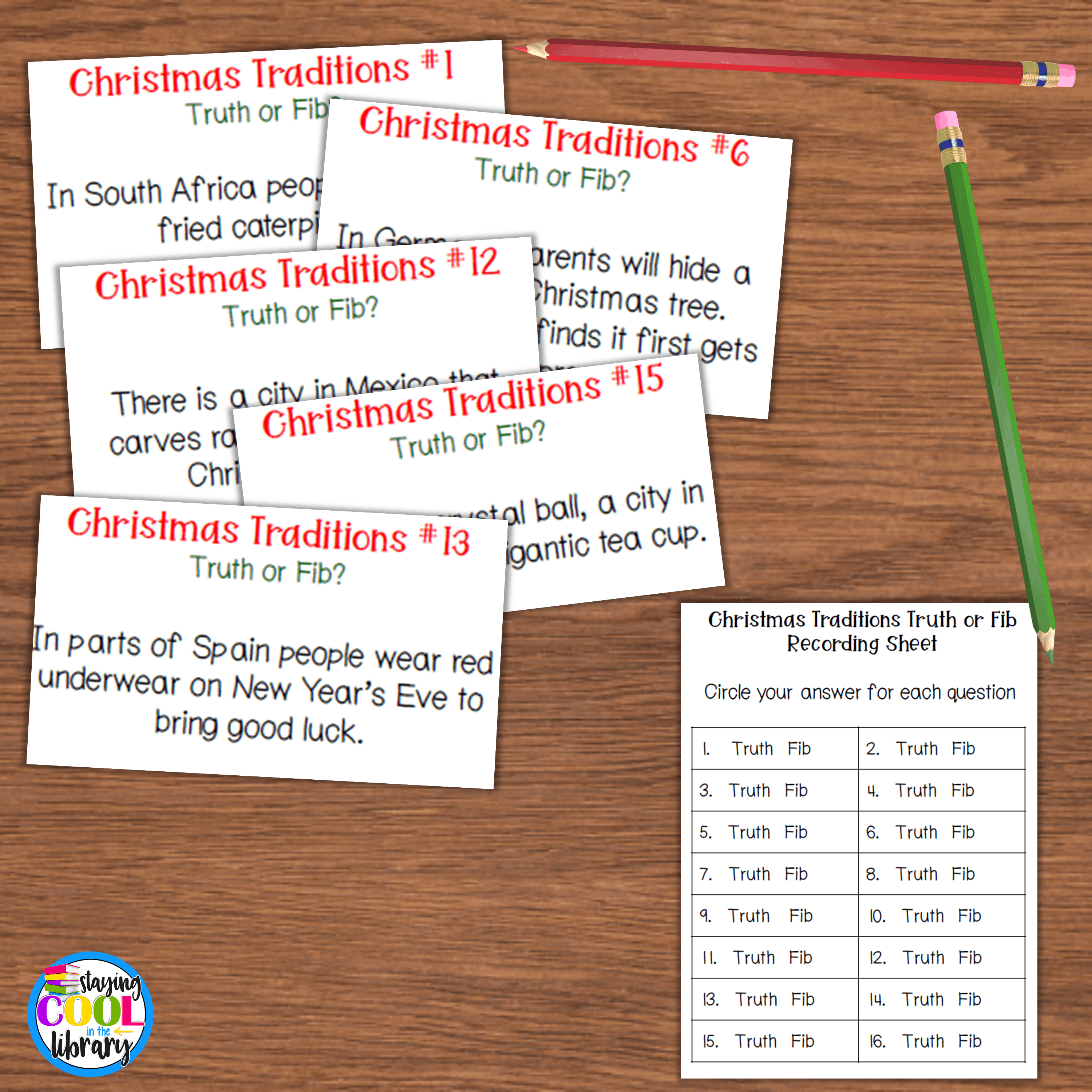 Christmas Traditions activity