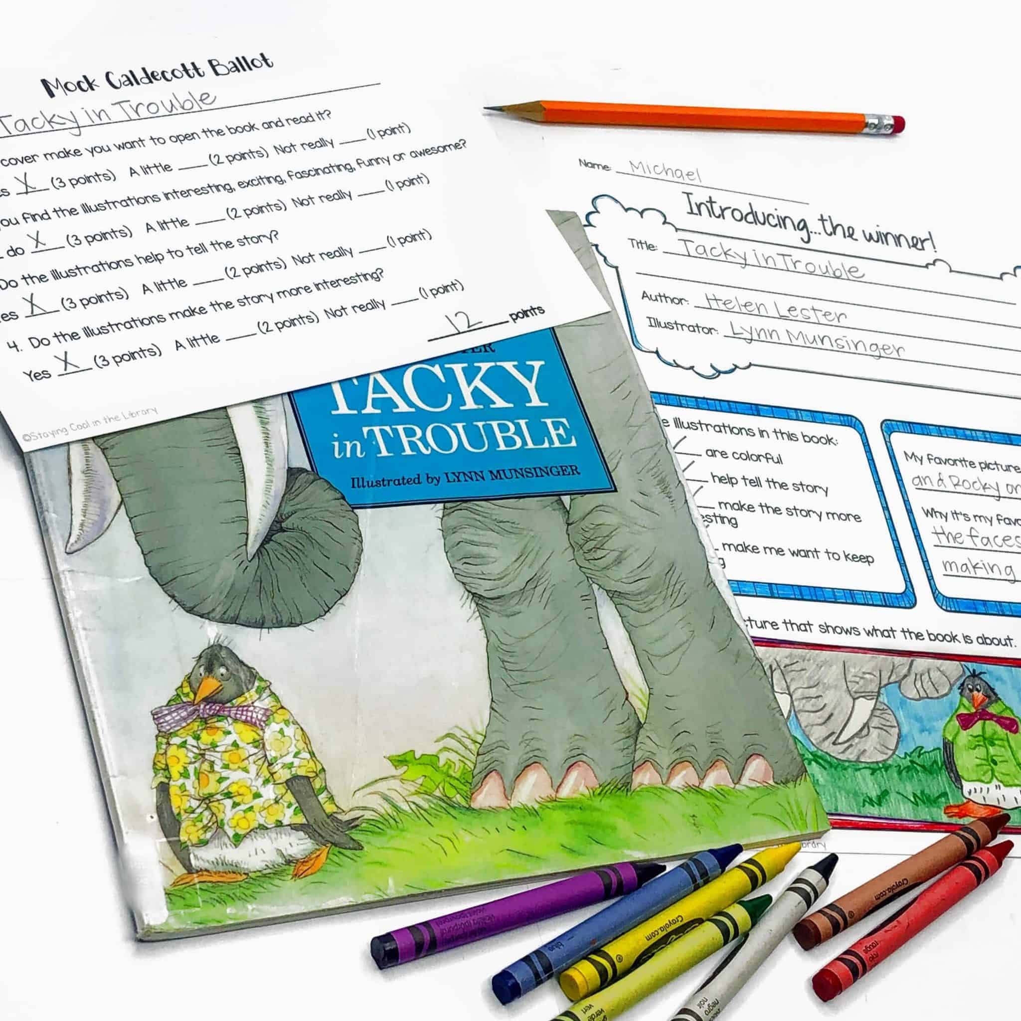 Caldecott Medal PowerPoint and Activities