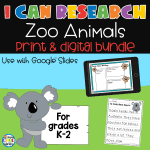 I Can Research Animals BUNDLE - Digital and Print