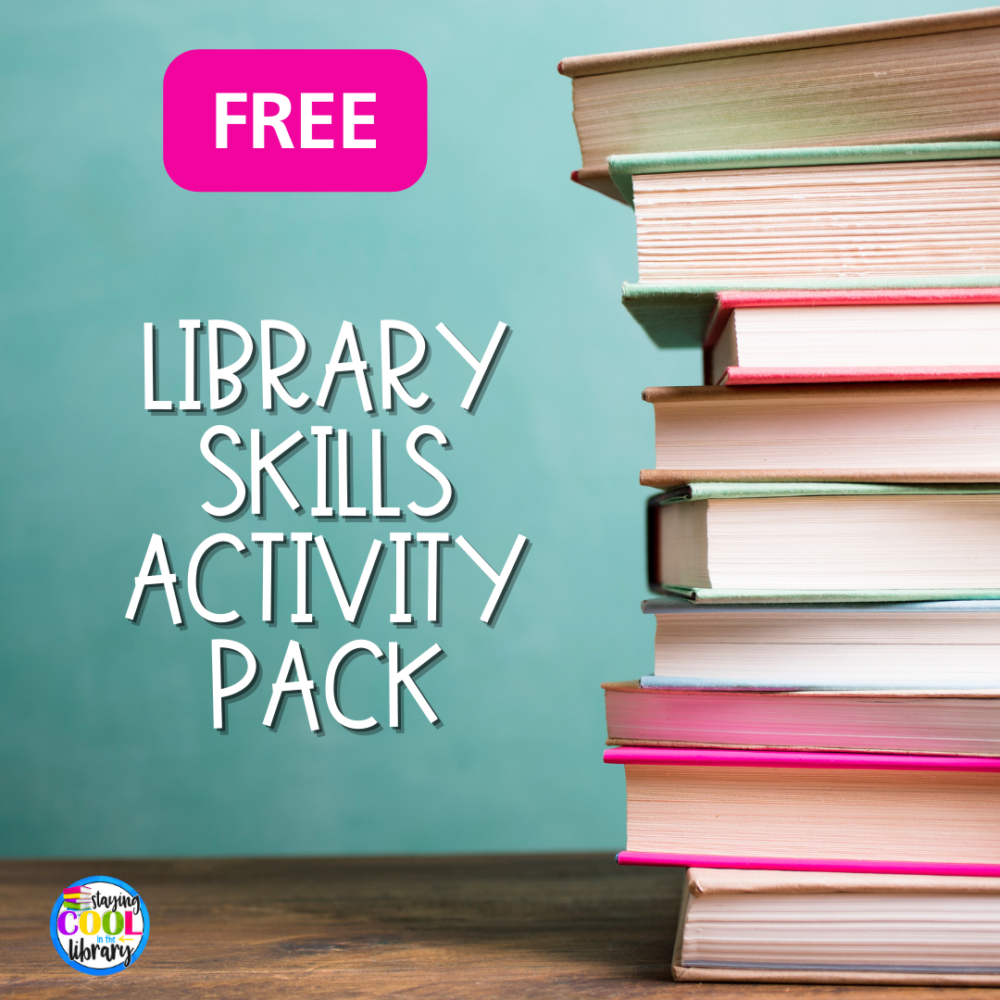 FREE Library Skills Activity Pack