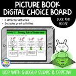 Creepy Pair of Underwear - Digital Choice Board | Google Slides and Print
