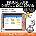 Legend of Rock Paper Scissors - Digital Choice Board | Google Slides & Print