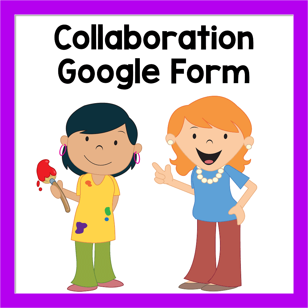 collaboration google form back to school free resoures