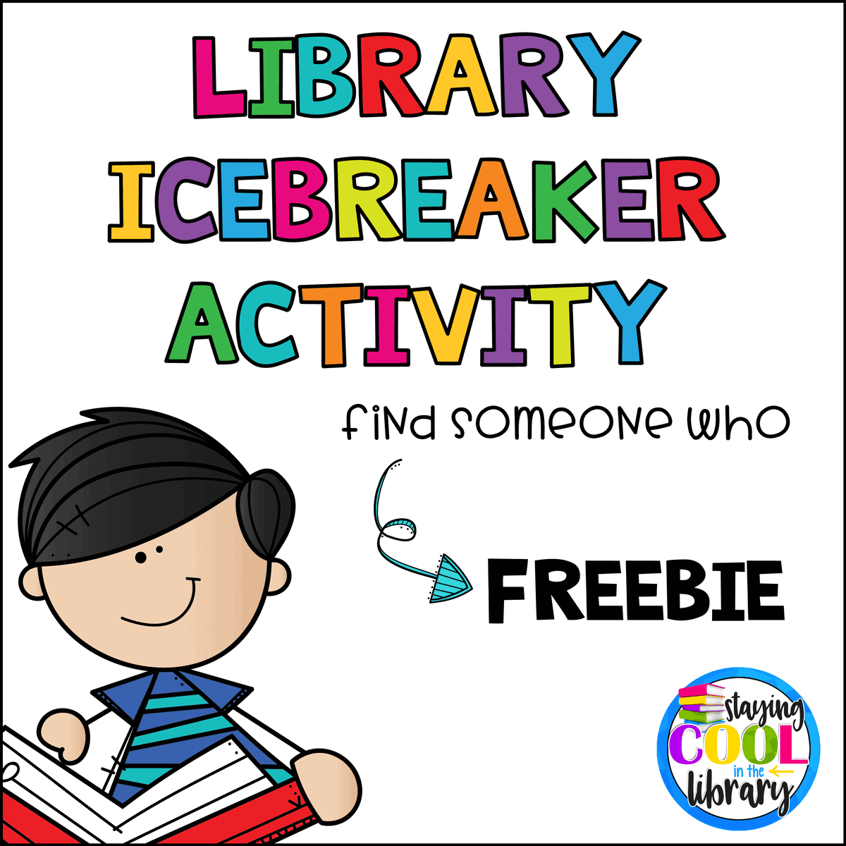 back to school free resources: library icebreaker activity