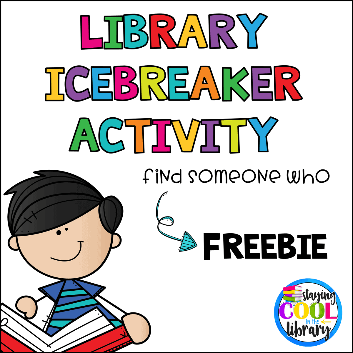 back to school free resources: library icebreaker activity 