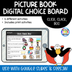 Click, Clack Boo - Digital Choice Board | Google Slides & Print
