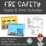 Fire Safety Print and Digital Mini Books