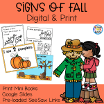 Signs of Fall - Print and Digital Mini Books