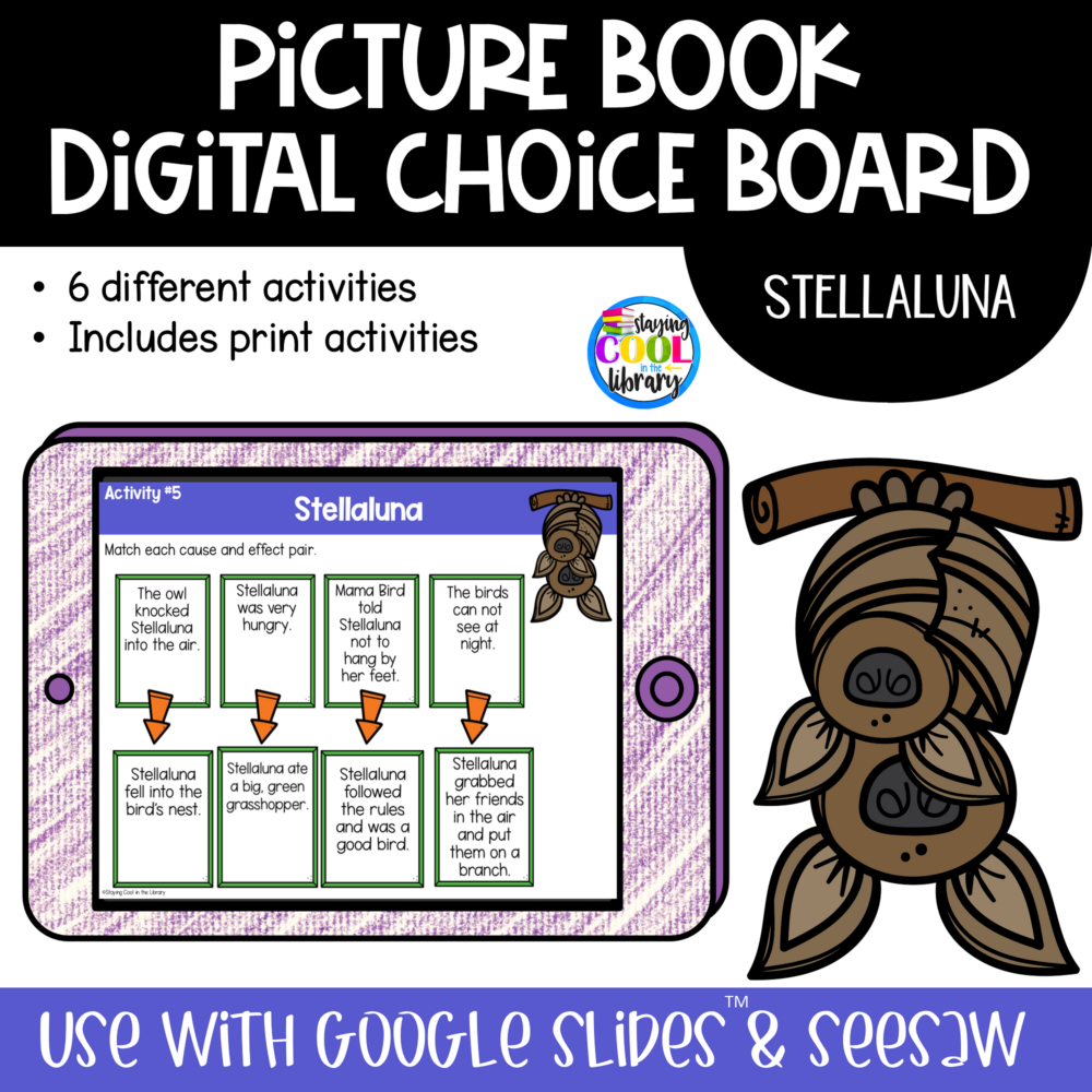 Stellaluna - Digital Choice Board | Google Slides & Print