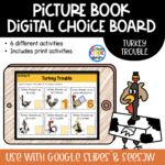 Turkey Trouble - Digital Choice Board | Google Slides & Print