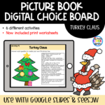 Turkey Claus - Digital Choice Board | Google Slides & Print