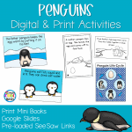 Penguins Print and Digital Activities