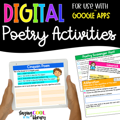 Poetry Unit Ideas for the Library - Staying Cool in the Library