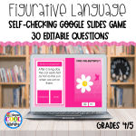 Figurative Language Review Google Slides Game - Editable