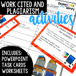 Works Cited and Plagiarism Activities PowerPoint and Google Slides