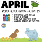 April Read Aloud Picture Book Activites Printables