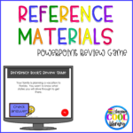 Reference Books Review PowerPoint Game