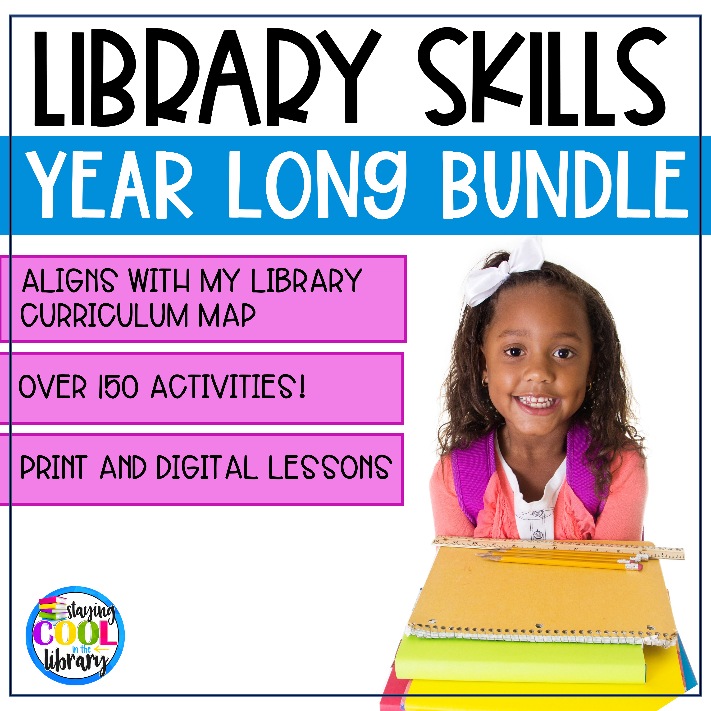 School Library Curriculum - Yearlong Bundle of Library Skills