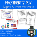 President's Day - Print and Digital Readers and Activities